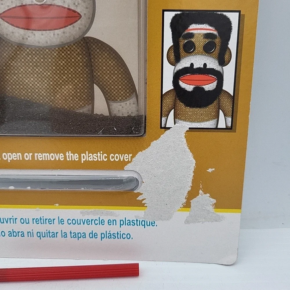 2012 Wolly Willy Sock Monkey With Magnetic Wand‎